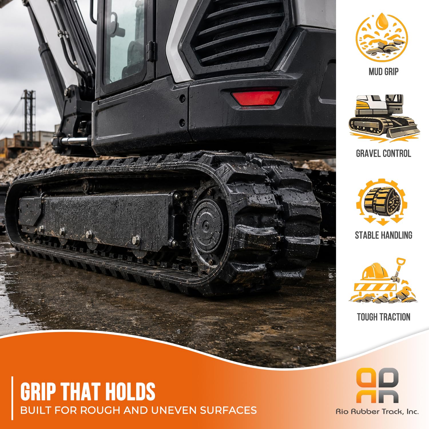 Amazon.com: 2 Rubber Tracks 320x86x49 Made for BOBCAT T550 Skid